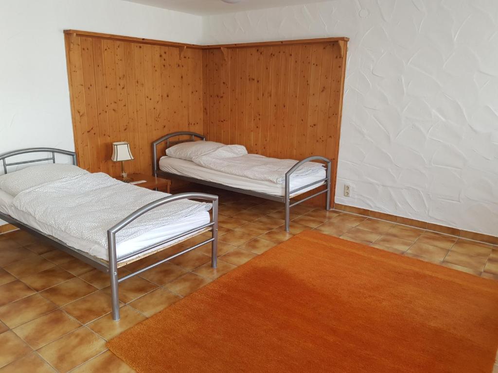 Postel nebo postele na pokoji v ubytování Vermietung-Maintal