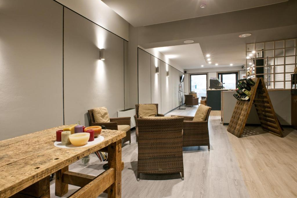 Posezení v ubytování Hotel Bareta