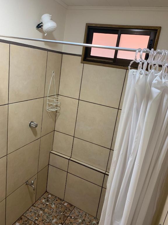 Koupelna v ubytování Le Petit Hotel