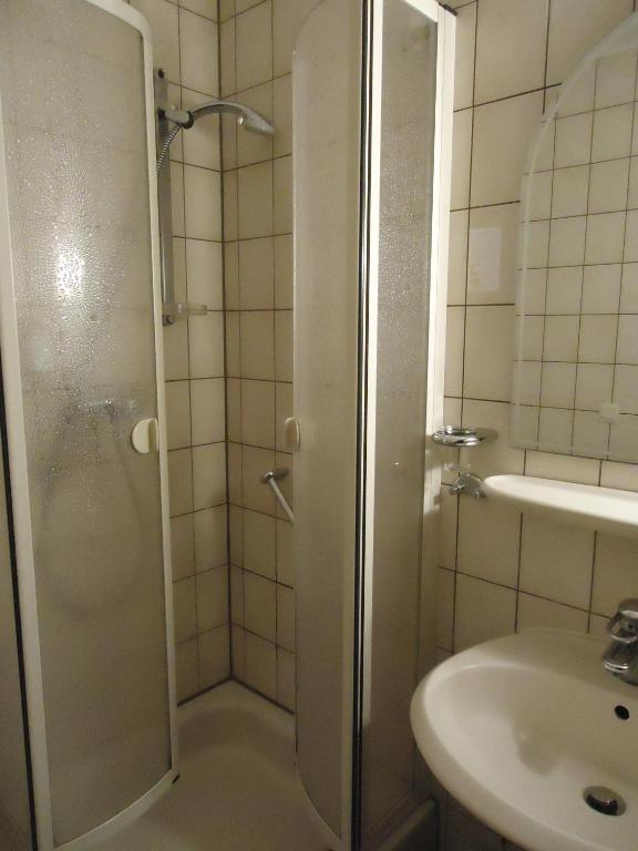 Koupelna v ubytování Hotel Marthahaus