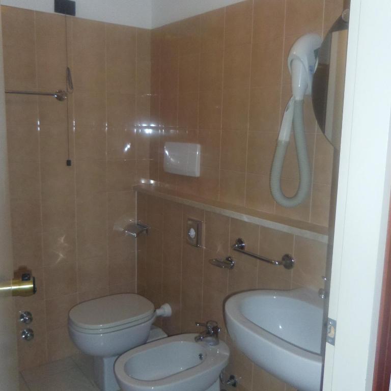 Koupelna v ubytování Hotel Bellavista