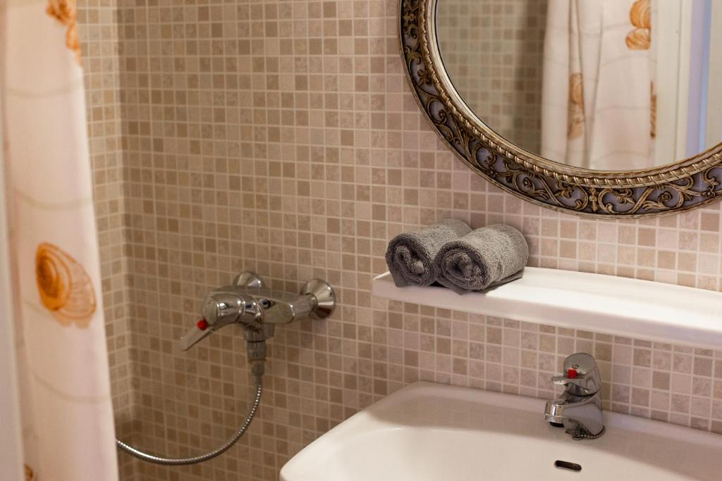 Koupelna v ubytování Suviste Guesthouse