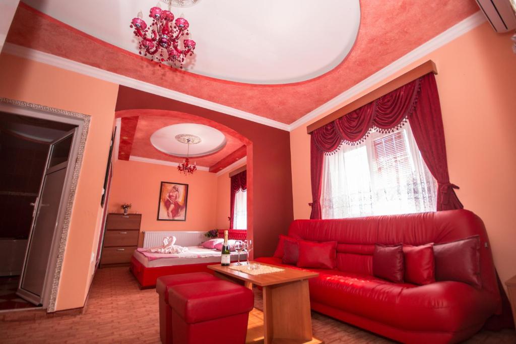 Posezení v ubytování Hotel Drumski Raj