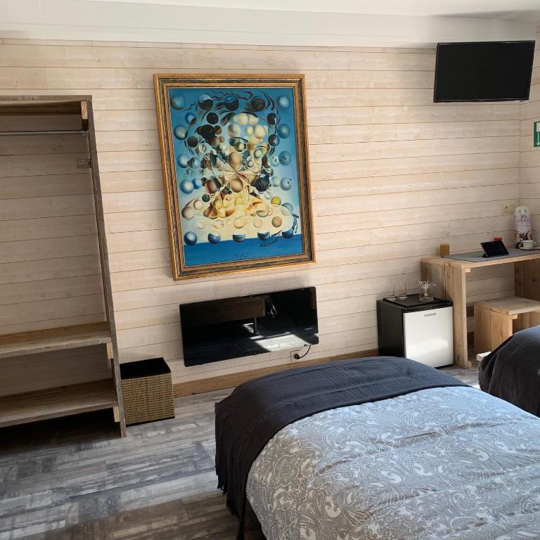 Postel nebo postele na pokoji v ubytování Casa Chico