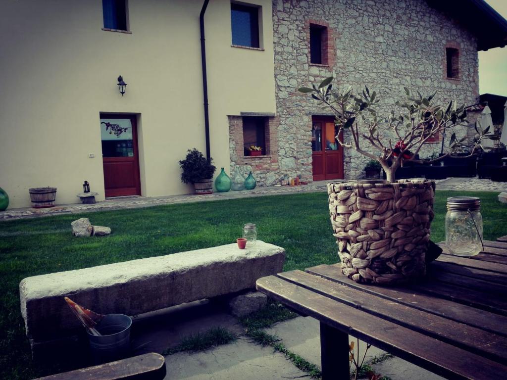 Zahrada ubytování Casa della Fornace