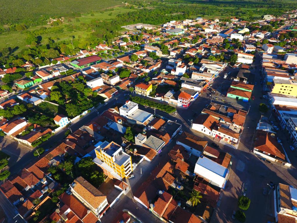 Nespecifikovaný výhled na destinaci Ituaçu nebo výhled na město při pohledu z hotelu