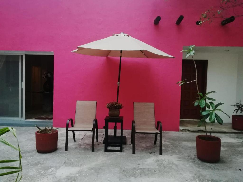 Un patio o zona al aire libre en Casa Isabella