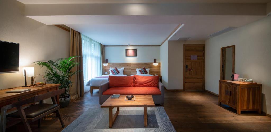 The Apsara Lodge - Deluxe Twin Sala Con Balcón