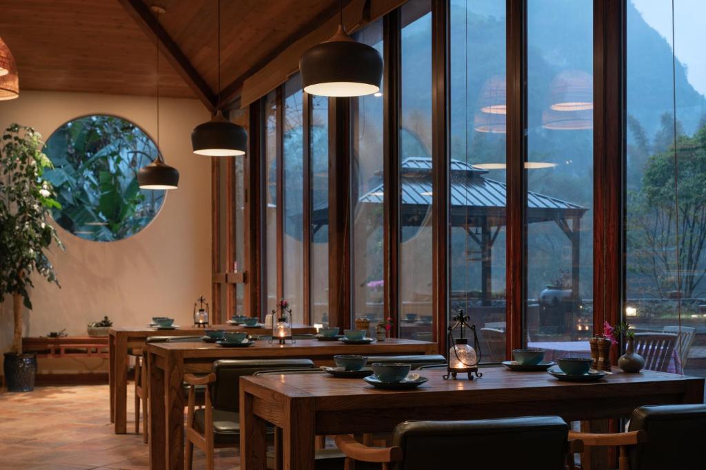 Restaurace v ubytování The Apsara Lodge