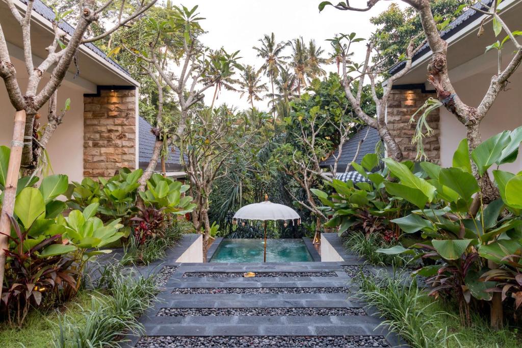 Zahrada ubytování The Pesaren Ubud