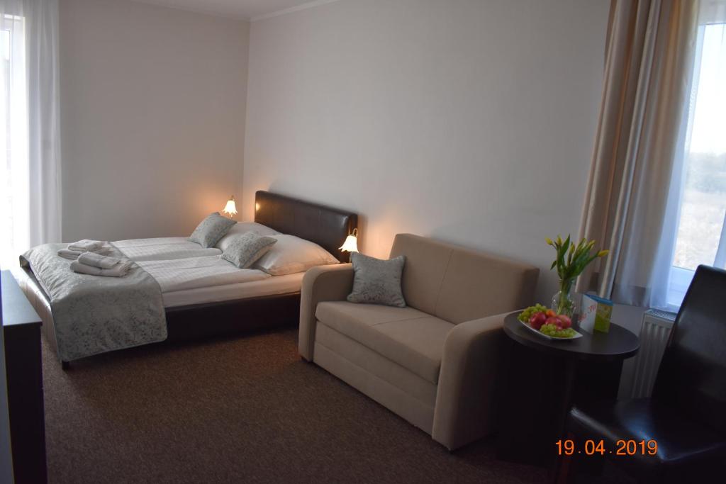 Posteľ alebo postele v izbe v ubytovaní Pensjonat SPA Dolce Vita