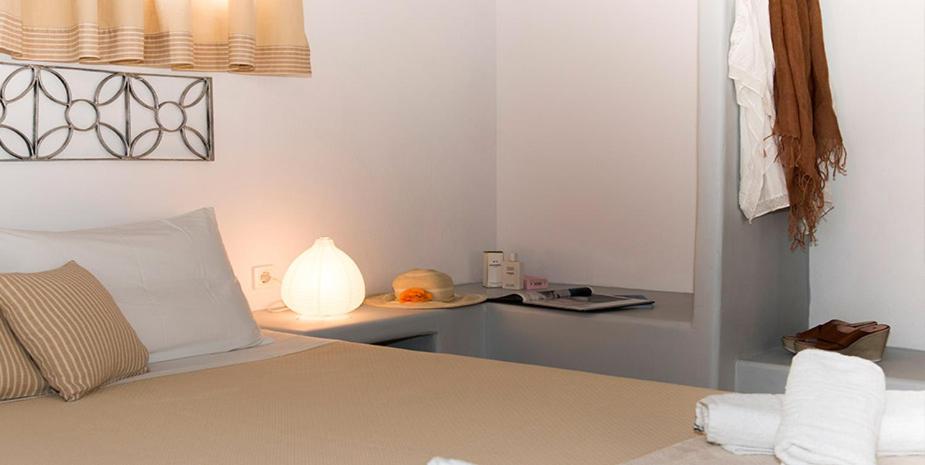 A bed or beds in a room at Villa Mina