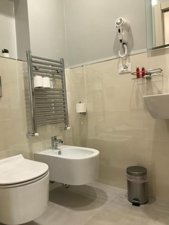 Koupelna v ubytování Alba rooms