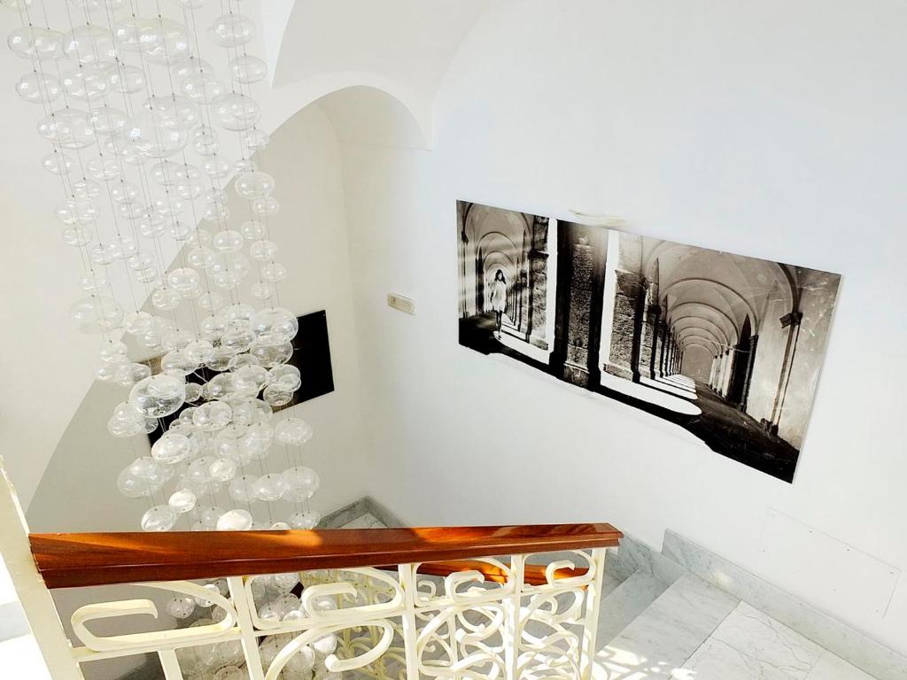 TV a/nebo společenská místnost v ubytování B&B Villa Elisa