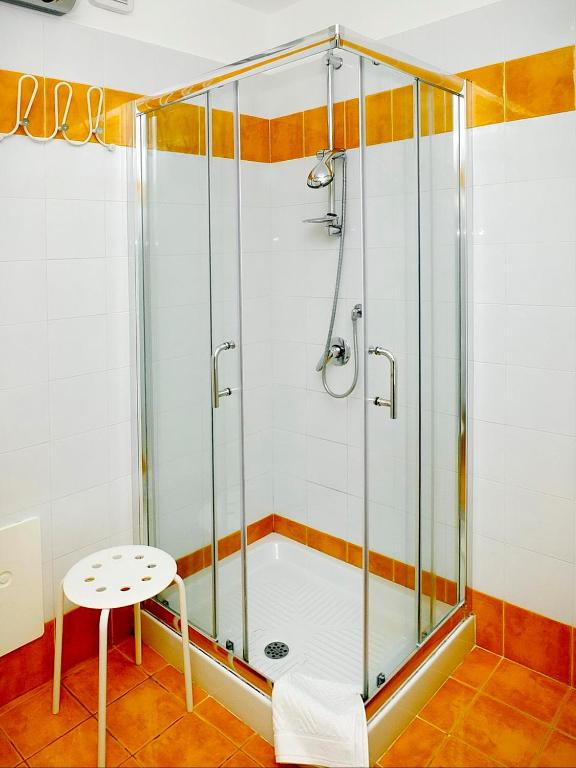 Koupelna v ubytování B&B Villa Elisa