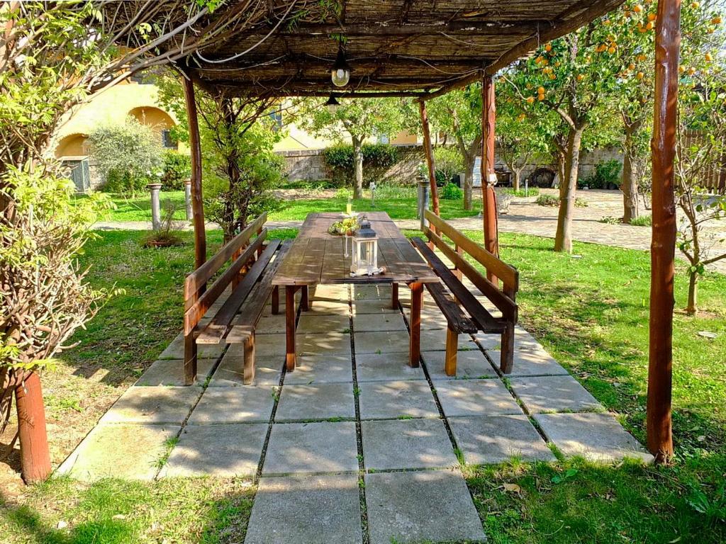 Zahrada ubytování B&B Villa Elisa