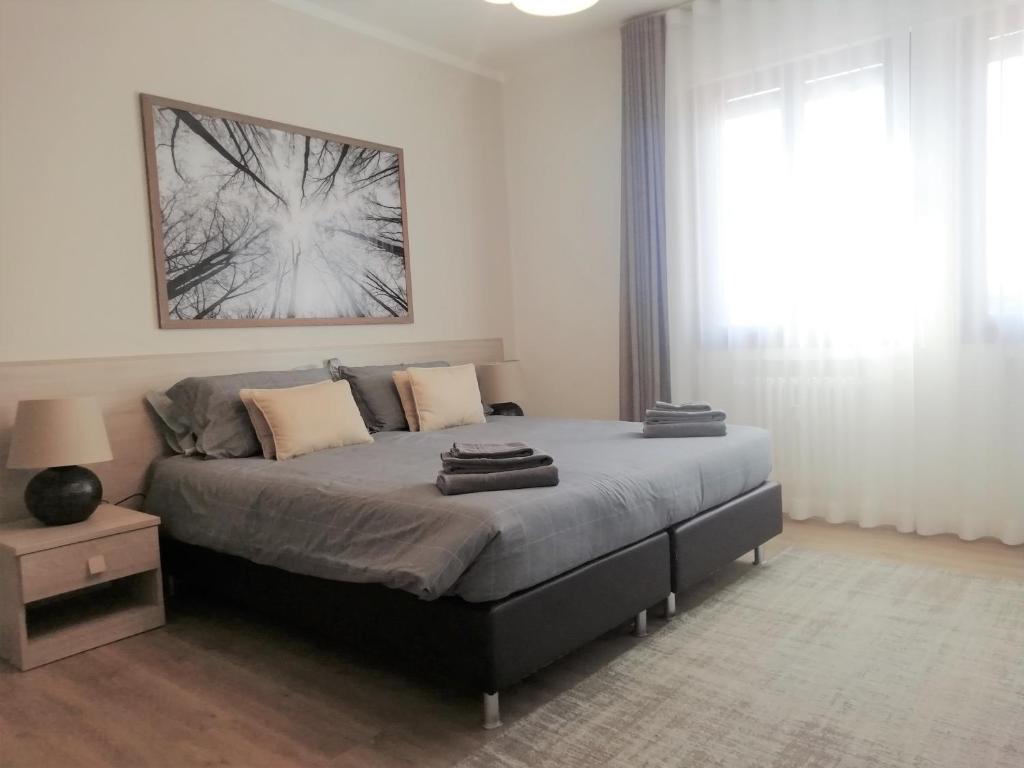Łóżko lub łóżka w pokoju w obiekcie Cà Mocenigo Terrace