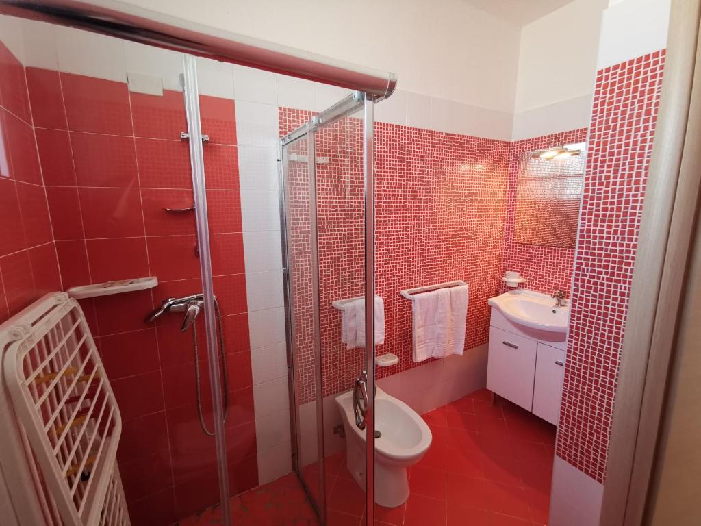 Ванная комната в Samanà B&B con Spiaggia Privata a Punta Prosciutto
