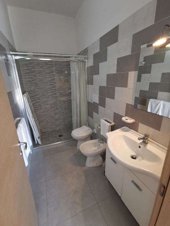 Ванная комната в Samanà B&B con Spiaggia Privata a Punta Prosciutto
