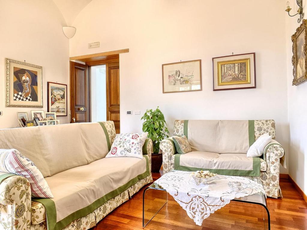 Posezení v ubytování B&B Villa Elisa