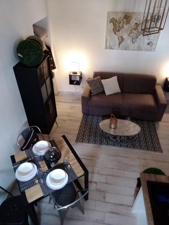 Posezení v ubytování Amelia Apts & Rooms