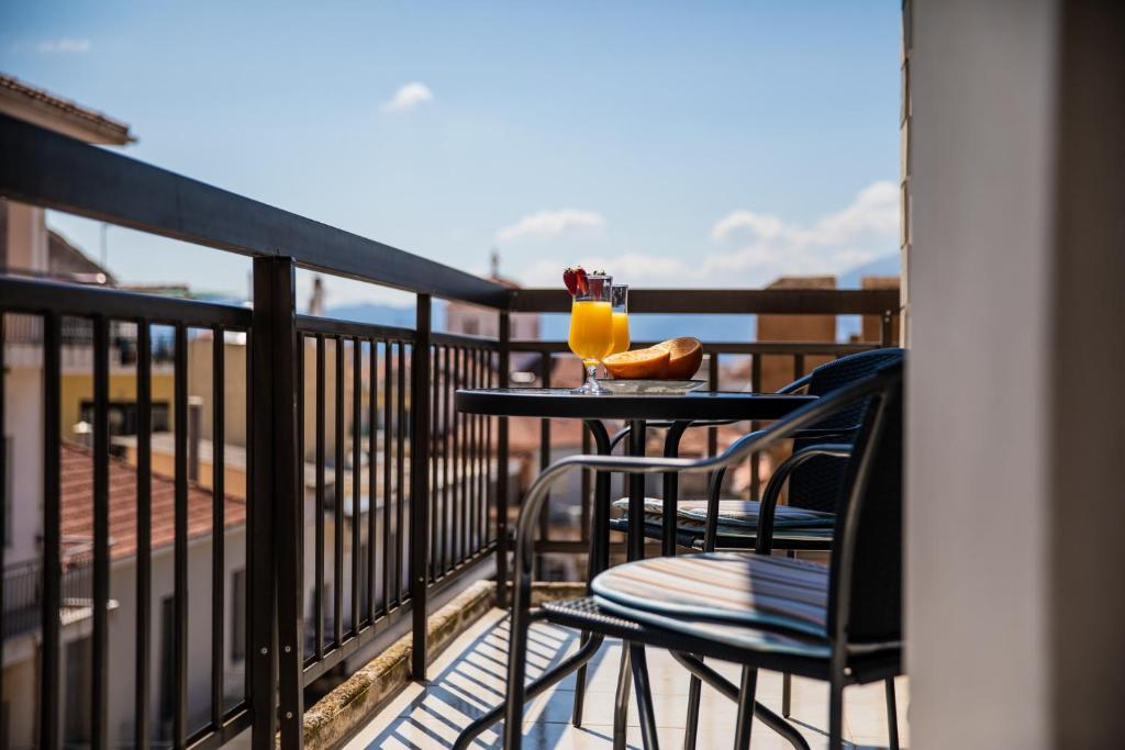 Balkón nebo terasa v ubytování Casa in Centro