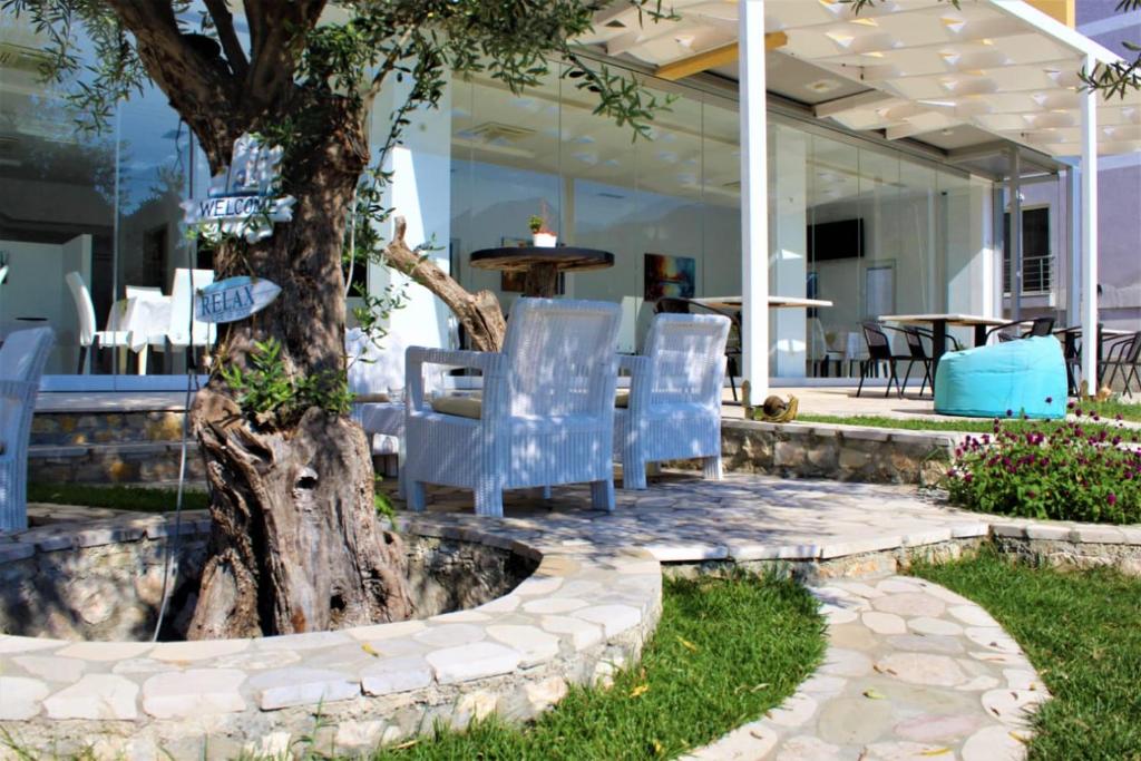 Zahrada ubytování Hotel Orange