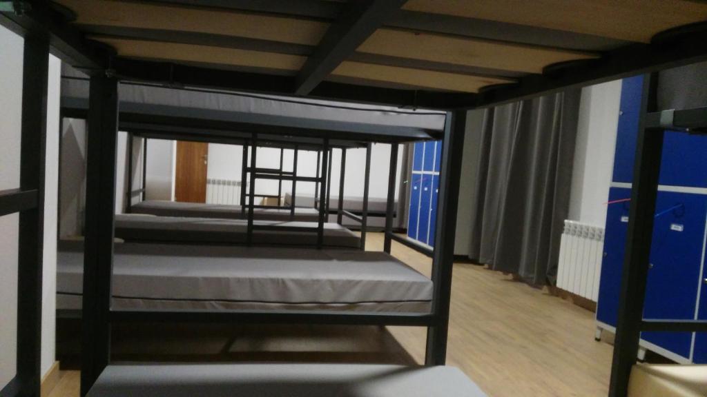 Postel nebo postele na pokoji v ubytování Albergue de Benabarre-CALUMET