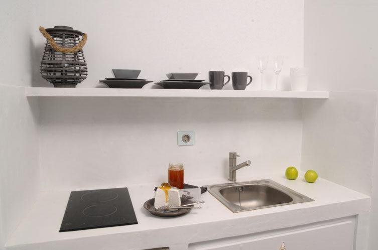 A kitchen or kitchenette at Archondoula Studios