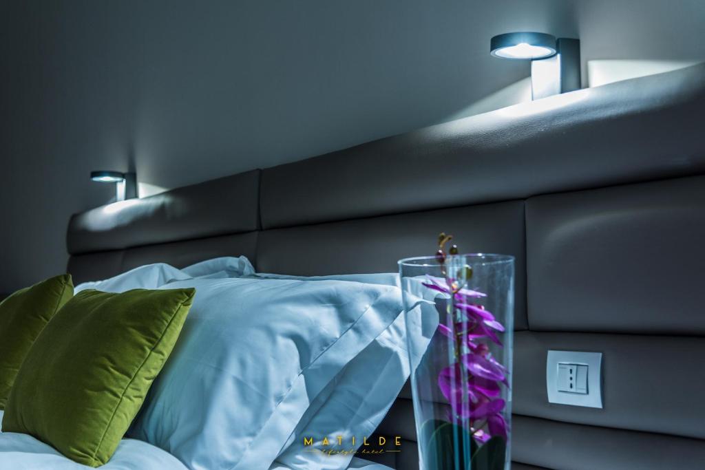 Postel nebo postele na pokoji v ubytování Hotel Matilde - Lifestyle Hotel