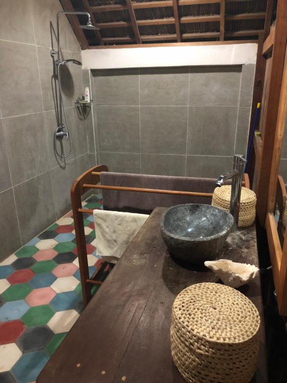 Koupelna v ubytování Villa Tunggaoen