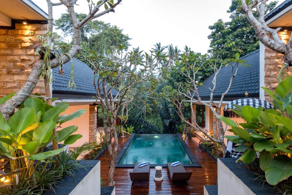 Zahrada ubytování The Pesaren Ubud