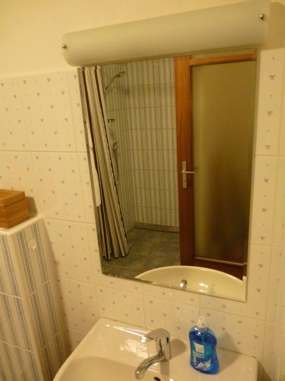 Koupelna v ubytování Apartmá Krkonoše