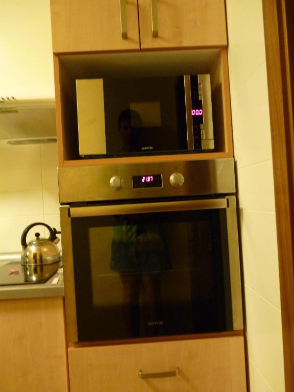 Kuchyň nebo kuchyňský kout v ubytování Apartmá Krkonoše