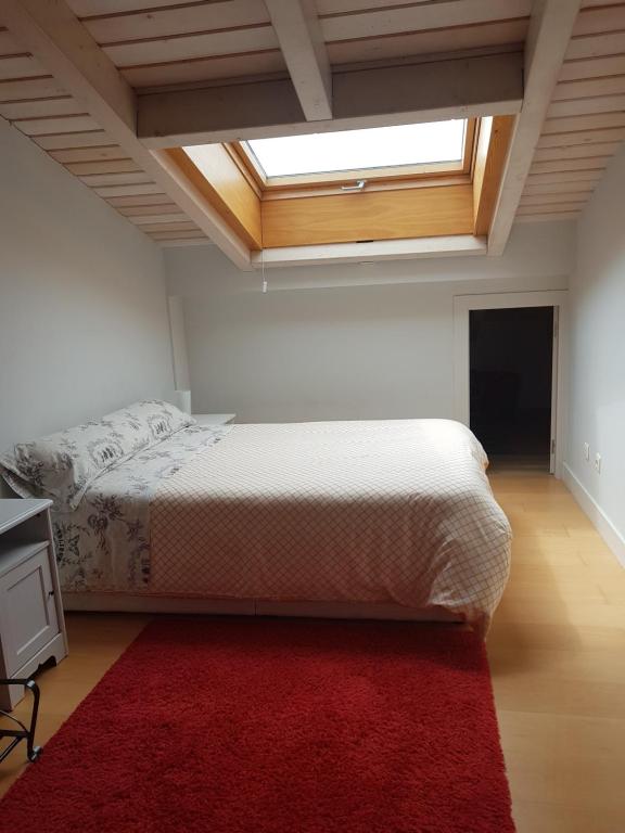 Postel nebo postele na pokoji v ubytování Apartamento Castillo de Arguedas