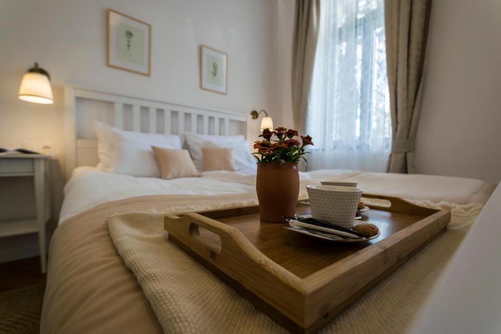 Postel nebo postele na pokoji v ubytování Villa Lenka