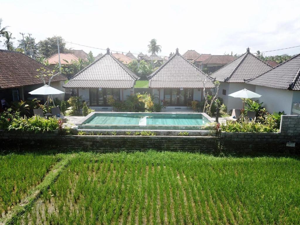 Bazén v ubytování Paraiso Cottage Ubud nebo v jeho okolí