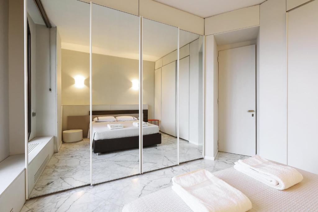 Lova arba lovos apgyvendinimo įstaigoje Duomo Luxury Apartment