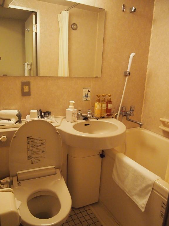 Koupelna v ubytování Nest Hotel Kumamoto