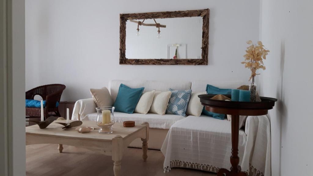 Posezení v ubytování Cavos Seaside House
