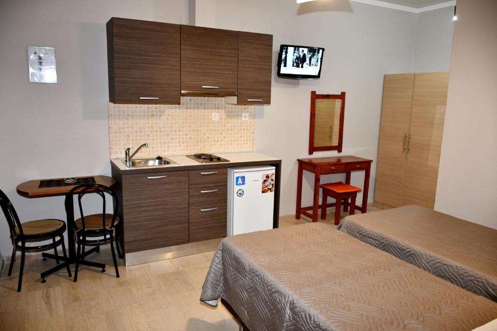 Kuchyň nebo kuchyňský kout v ubytování Seaview