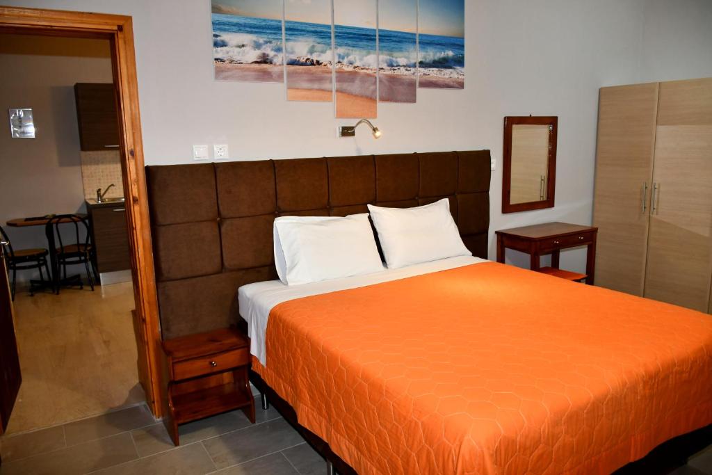 Postel nebo postele na pokoji v ubytování Seaview