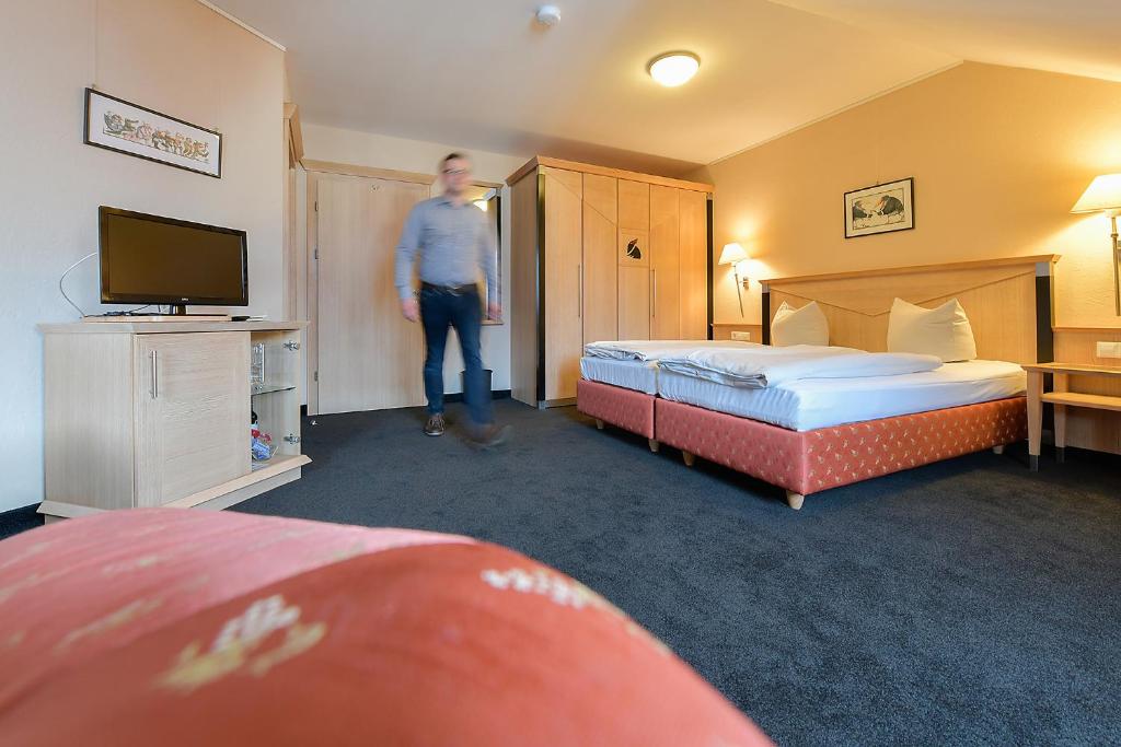 Postel nebo postele na pokoji v ubytování Chalet Raabe