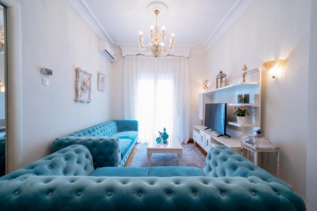 Posedenie v ubytovaní Acropolis deluxe Apt.(Must)