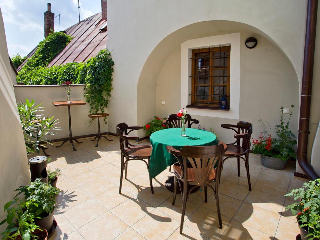 Patio nebo venkovní prostory v ubytování Staroměstský Penzion