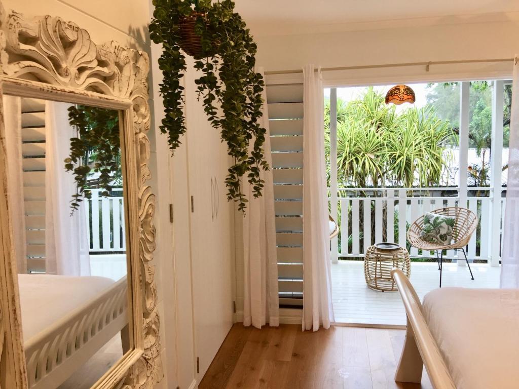 Balkón nebo terasa v ubytování Pandanus Cottage