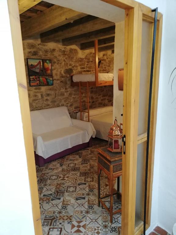 Postel nebo postele na pokoji v ubytování el chaparral