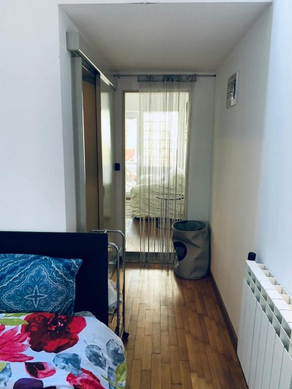 Postel nebo postele na pokoji v ubytování Sea breeze studio