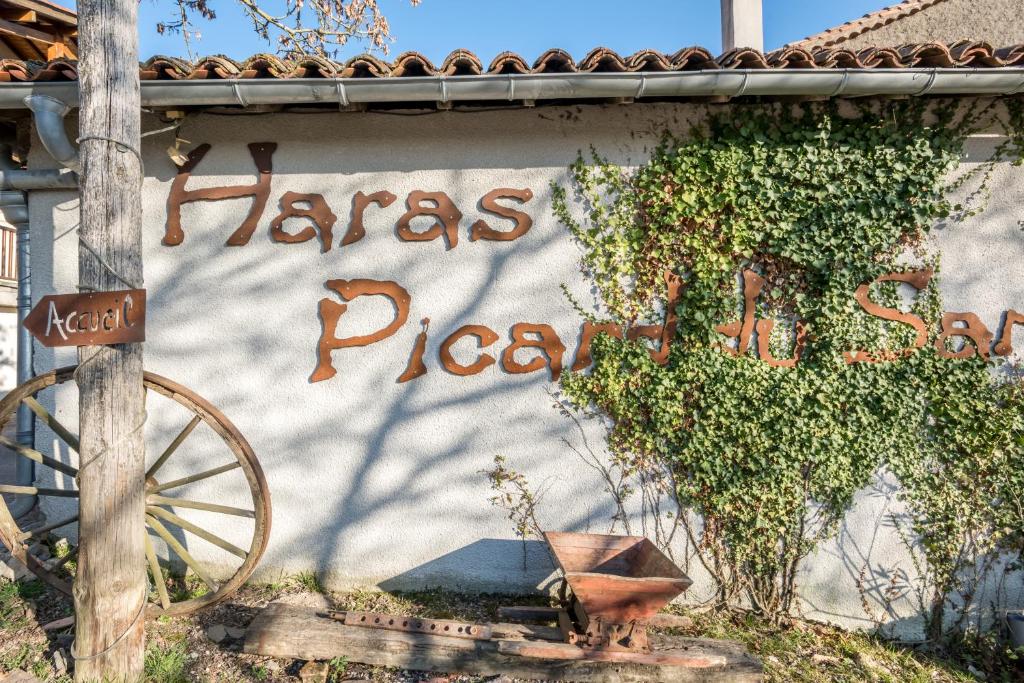 Zahrada ubytování Haras Picard du Sant