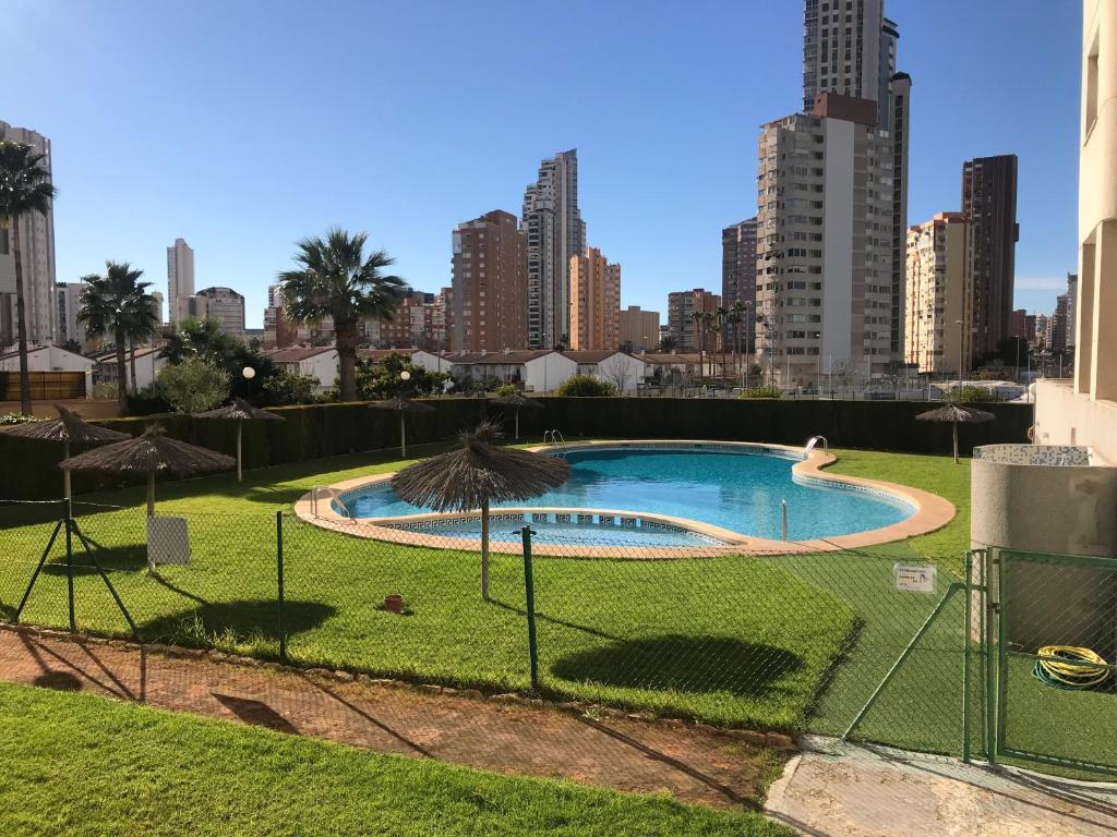 Bazén v ubytovaní Parc Loix apartment alebo v jeho blízkosti